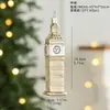 Colgantes para decoración de árbol de Navidad de productos nuevos transfronterizos, pequeños adornos colgantes creativos pintados a mano con vidrio, decoraciones de ambiente temáticas de erizo y oso