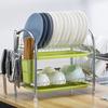 Estante de Almacenamiento de Cocina, Escurridor de Platos, Estante para Platos de Múltiples Capas, Alacena de Encimera para el Hogar, Tazones, Palillos, Cuchillos, Estante de Almacenamiento Multifuncional