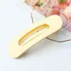 Presilha de Cabelo Feminina Grande Cor de Doce Fosco para Parte de Trás da Cabeça Bico de Pato Fofo para Franja Cabelo Quebrado Presilha Superior Presilha Lateral para Acabamento Acessório de Cabeça