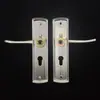Cerradura de puerta de acero inoxidable, cerradura de dormitorio, cerradura de puerta interior, cerradura pequeña de 70 mm, cilindro de cerradura pequeño de 50 mm, cerradura con manija de acero inoxidable, cerradura de ingeniería