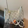 Transfronterizo 2026 Verano Nuevo Lunares Moda Versátil Bolso de Hombro Casual Viajes Diarios Combinación Bolso Cruzado Tipo Cubo