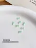 Joyería para Uñas Escultura Suave Luna Creciente Lazo Verde Dulce Resina Estéreo Ballet Cinta Lazo Decoración de Uñas