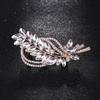 Broche de espiga de trigo estilo coreano pin de cristal brillante elegante de alta gama todo lo combina accesorio para chal cárdigan abrigo Accesorios Boutique Venta al por mayor