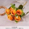 7 Cabeças de Rosa Artificiais, Rosas Falsas Grandes para Decorações de Casamento, Decoração de Parede de Flores, Exibição na Sala de Estar, Arranjo de Corredor, Arranjo de Flores Atacado