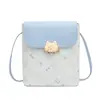 2026 Nueva Mini Bolsa para Teléfono de Gato en Relieve, Bolsita Cuadrada Pequeña Linda y Única, Bolso de Hombro y Cruzado Simple y Versátil