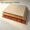 Panel de PVC entrelazado con película, panel de techo impreso, material de decoración para autoinstalación en interiores de tienda de alojamiento, techo de plástico engrosado