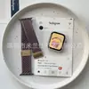 Pulseira de Relógio Magnética de Nylon Tricotada com Laço Duplo Adequada para Iwatchs12 Apple Watch678910/11