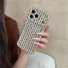 Estilo Coreano Ins Patrón de Ola Colorido Adecuado para iPhone 16 Pro Max Apple 18 Funda para Teléfono Móvil 16/15 Funda Suave IMD