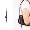 Ins Colorido Corda de Couro PU com Nó Duplo Pingente Criativo para Celular Nicho Versátil Pingente para Bolsa Pingente Chaveiro Joia