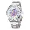 Shenhua shenhua 9581 Reloj Mecánico Automático de Moda Casual para Hombre Estilo Nostálgico Hueco