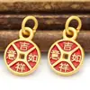 Zhongxing nuevo nacional chapado en cobre oro antiguo candado Ruyi auspicioso Ruyi colgante colgante al por mayor