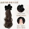 Peruca Trança Crianças Estilo Coreano Camada Preguiçosa Cabelo Artificial Natural Invisível e Sem Marcas Laço Baixo Estilo Clipe de Agarrar Laço de Cabelo Coque Rabo de Cavalo