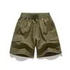 Shorts de Trabalho Transfronteiriços para Homens, Estilo Fino de Verão, Novo 2025 Cintura Alta Emagrecedor Casual Esportivo