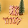 Colgante de decoración de árbol de Navidad, bola de Navidad, piña, muleta, caramelo, colgante de Navidad, colgante de 6 cm, decoraciones navideñas