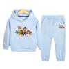 Traje para Niño Primavera y Otoño 2024 Otoño Nuevo Sudadera Deportiva con Capucha de Dos Piezas para Niños Ropa de Otoño Guapa para Niño