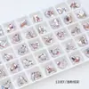 Dongzhou Diamante para Unhas 10*8.8mm Coração Geométrico Fundo Pontiagudo Diamante DIY Brincos Joias Diamante Brilhante Decoração de Unhas Diamante
