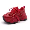 Zapatos de Padre con Suela Gruesa de Moda Europea para Mujer 2026 Primavera Nuevo Estilo Aumentadores de Altura Versátiles Súper Populares Ins Zapatos Casuales 2626
