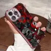 Funda de Teléfono TPU de Cobertura Total Anti-Caídas en las Cuatro Esquinas Estilo Chino Arte Oscuro de Nicho para Apple 16/15