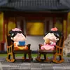 Artesanías de Resina Serie Tang Gege, Decoraciones de Escritorio Estilo Antiguo, Varios Estilos de Figuras de Muñecas Lindas y Divertidas