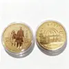 Ciudad de Monedas Conmemorativas Culturales y Creativas de Xi'an Turismo Metal Relieve Doble Cara Museo Punto de Referencia Medalla Conmemorativa Actividades Regalos