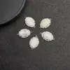 Joyería de Piedra Popular de Europa y América El Más Vendido de Amazon Collar con Colgante Bordeado de Múltiples Materiales de Jade Cristal Rosa