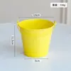 Porta Lápices Creativo Decorativo de Lata Colorida, Cubo para Flores Suculentas de Plantas Verdes de Balcón, Organizador de Brochas de Maquillaje de Escritorio
