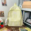 Mochila de Rayas Estilo Japonés Ins Modelo Nuevo Primavera/Verano 2026 Bolso Escolar de Alto Valor para Estudiantes Universitarios para Mujer Mochila Pequeña Ligera