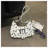 Bolso de Hombro Único para Axila Mujer 2026 Dulce Moda Simple Estilo Coreano Verano Nuevo Viaje Personalidad Lunares Alto Valor