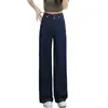 Jeans de Pierna Estrecha y Ancha para Mujer Nueva Temporada Verano 2025, El Popular Look Adelgazante de Este Año y Pantalones Rectos Versátiles