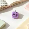 Lindos accesorios de resina de cámara 3D, materiales DIY para funda de teléfono con pegamento crema, colgantes decorativos, suministro al por mayor