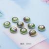 Joyería de cerámica de Jingdezhen DIY, cuentas de formas especiales, cuentas planas, pulsera, collar, accesorios hechos a mano, cuentas sueltas al por mayor