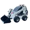 Cargadora compacta de orugas para operaciones en sitios estrechos, Mini cargadora compacta para huertos y granjas