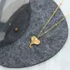 Estilo Japonés y Coreano Simple Lindo Pequeño Joyería Animal Elefante Mini Collar Clavícula Acero Titanio No Cae El Mejor Amigo de la Niña Regalo