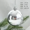 Venda Direta da Fábrica Bolas de Natal, Enfeites para Árvore de Natal, Decorações de Casamento Prateadas Eletrodepositadas, Bolas de Plástico para Pendurar, Itens Decorativos em Estoque