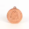 Medalhas de Metal Personalizadas para Competições Esportivas, Placas Douradas, Prateadas e de Bronze, Pequenas Medalhas Comemorativas para Corridas de Maratona Feitas Sob Medida em Estoque