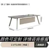 Escritorio y Silla Modernos y Simples Combinación Escritorio de Computadora para Personal Estación de Trabajo de Empleado Estación de Trabajo con Pantalla