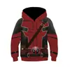 Comercio Exterior Nueva Sudadera Infantil Marvel Cosplay de Deadpool Periférico de Animación Ropa Infantil Estampada en 3D Suéter