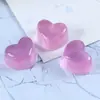 Resina translúcida pequeno coração DIY grampo de cabelo feito à mão capa de celular acessório de cola cremosa materiais atacado