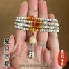Pulseira Bodhi Estrela Lua Pequena Pulseira Multi-Voltas Feminina Atacado Semente Original Bodhi de Hainan Estilo Étnico Contas Budistas Rosário