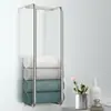 Estante de Toallas Nuevo de Acero Inoxidable Transfronterizo Barra para Toallas Montada en la Pared Estante de Almacenamiento de Baño en la Pared Estante de Toallas de Baño