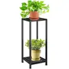 Moderno Simple Metal Florero Estante Almacenamiento Sala de Estar Hogar Objetos Pequeños Metal Columpio Estante Balcón Almacenamiento Plantas Verdes