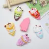 Dibujos Animados Cono Pequeño Pequeño Europeo Resina Accesorios DIY Pasador Funda de Teléfono Móvil Cuerda para el Cabello Agujero de Taza de Agua Accesorios de Joyería para Zapatos