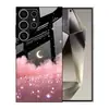 Adequado para capa de celular Samsung S26ULTRA A05 lua S24 capa protetora estrelas sonhadoras A16 vidro temperado A07