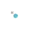 Aretes de Acero de Titanio Sin Tapones, Clavos para Hueso de la Oreja con Bolas de Arcilla de Diamante Completo y Pedrería, Clavos para Labios, Accesorios de Tornillo para Joyería de Piercing