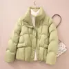 Casaco de Inverno Feminino Versátil para Mulheres de Meia-Idade e Idosas, Curto, Leve, Nova Moda Inverno 2026, Petite