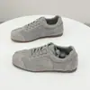 Zapatos de Entrenamiento Alemanes de Gamuza Verde Oliva Retro para Mujer 2026 Verano Nuevos Versátiles Suela Suave para Viajes Cotidianos Versátiles Zapatos Casuales Forrest Gump