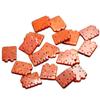 Jade Rojo Hueco Doble Felicidad Colgante Pequeño Colgante Pequeño de Jade Producción DIY Material para Pendientes Accesorios Estilo Chino