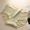 Ropa interior de algodón sin costuras japonesa para dama, cintura transpirable, entrepierna de algodón antibacteriano 5A, algodón de fibra larga, calzones para niña al mayoreo