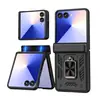 Adequado para Capa de Celular Samsung Zflip8, Suporte com Anel, Capa Protetora Totalmente Envolvente Anti-Queda, Capa Protetora para Celular com Tela Dobrável Flip 30% de Desconto