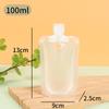 Bolsas Transparentes de Grado Alimenticio con Boquilla para Medicina, Bolsas para Medicina Herbal, Bolsas para Sopa de Ciruela Ácida, Bolsas para Bebidas, Bolsas con Boquilla para Jugos y Leche de Soya